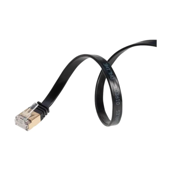 CABLE RED CAT 7 U/FTP 1 MTS - NEGRO - COBRE