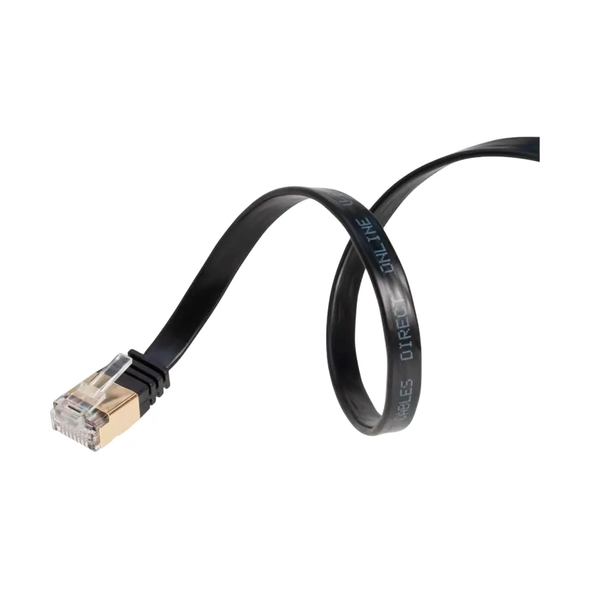 CABLE RED CAT 7 U/FTP 1 MTS - NEGRO - COBRE
