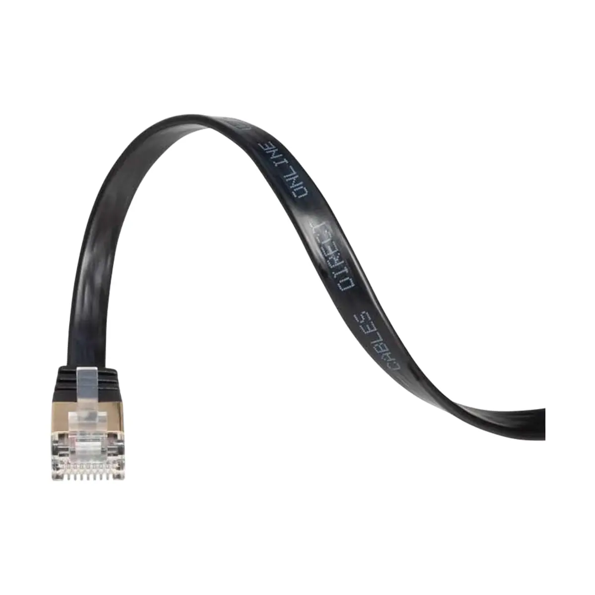 CABLE RED CAT 7 U/FTP 1 MTS - NEGRO - COBRE