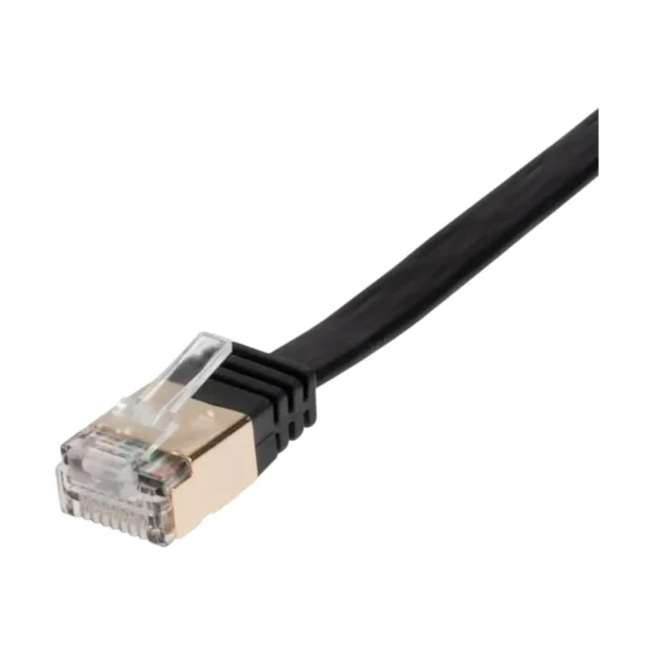CABLE RED CAT 7 U/FTP 1 MTS - NEGRO - COBRE