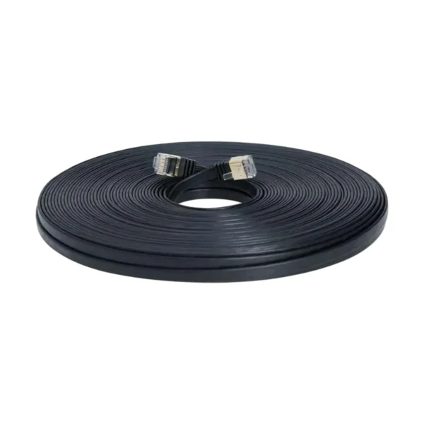 CABLE RED CAT 7 U/FTP 1 MTS - NEGRO - COBRE