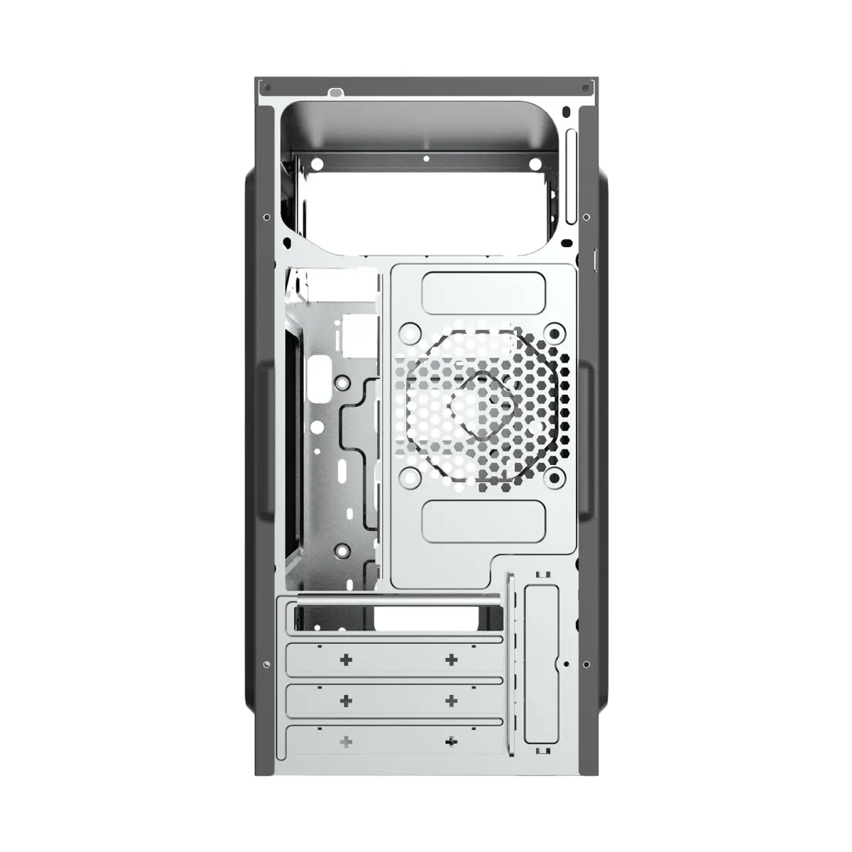 GABINETE PC SHOT GAMING SHOT-FA-5015| FUENTE + COMBO COMPLETO | NEGRO