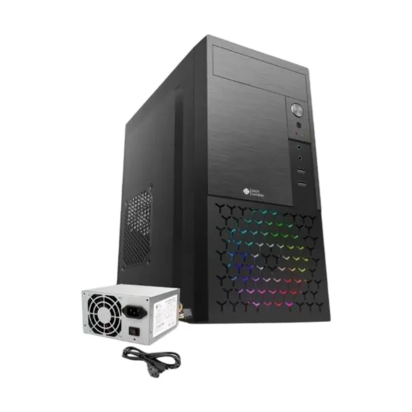 GABINETE PC SHOT GAMING SHOT-FA-5015| FUENTE + COMBO COMPLETO | NEGRO