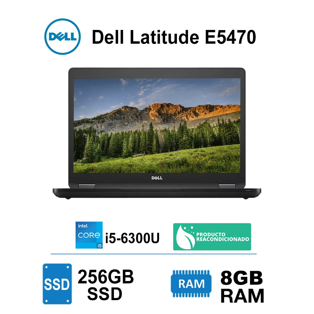 Laptop Notebook Dell Core I5 8gb Ram Ssd 256gb Win11 5470