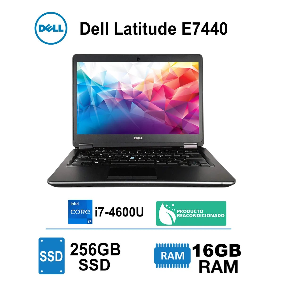 Notebook Dell Core I7-4600u 16gb Ram 256gb Ssd 14 Full Hd