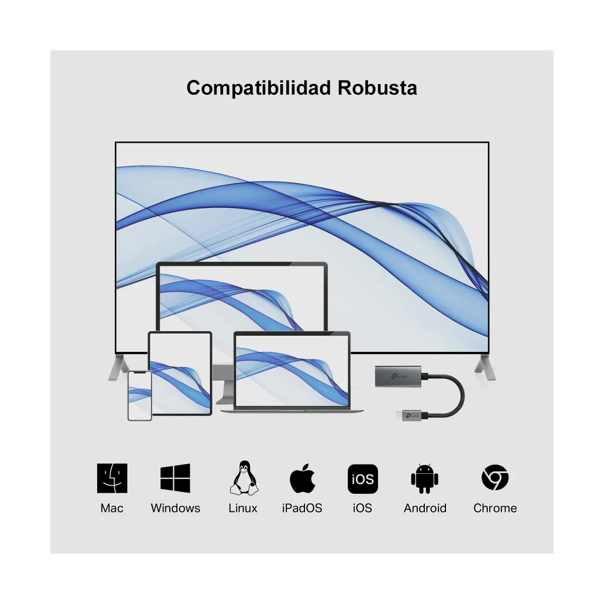 ADAPTADOR TP-LINK UA520C USB TIPO C A HDMI