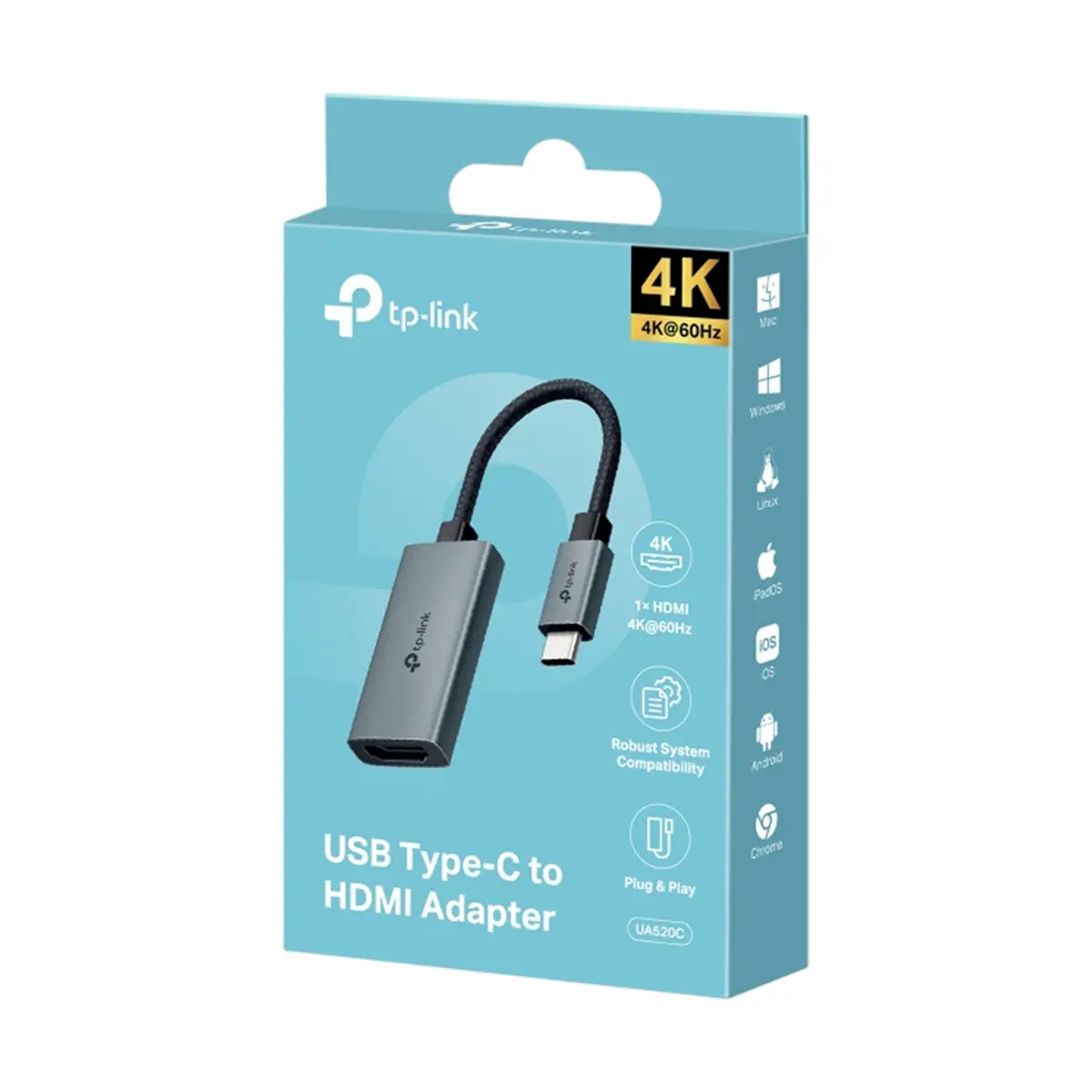ADAPTADOR TP-LINK UA520C USB TIPO C A HDMI