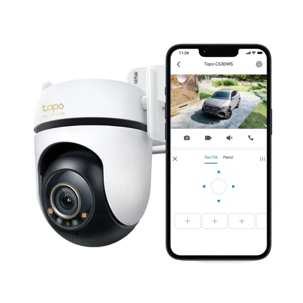 CAMARA IP EXTERIOR 360º - TAPO C530WS - 3K QHD 5MP (2880 × 1620 px)
