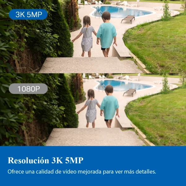 CAMARA IP EXTERIOR 360º - TAPO C530WS - 3K QHD 5MP (2880 × 1620 px)