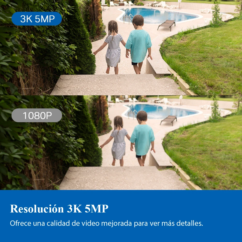 CAMARA IP EXTERIOR 360º - TAPO C530WS - 3K QHD 5MP (2880 × 1620 px)