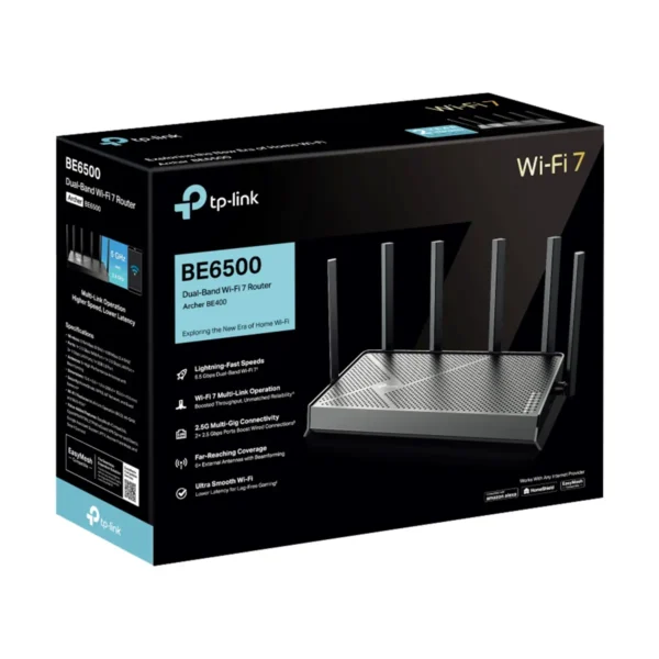 Router TP-Link Archer BE400 WiFi 7 Tri-Band 7.2Gbps