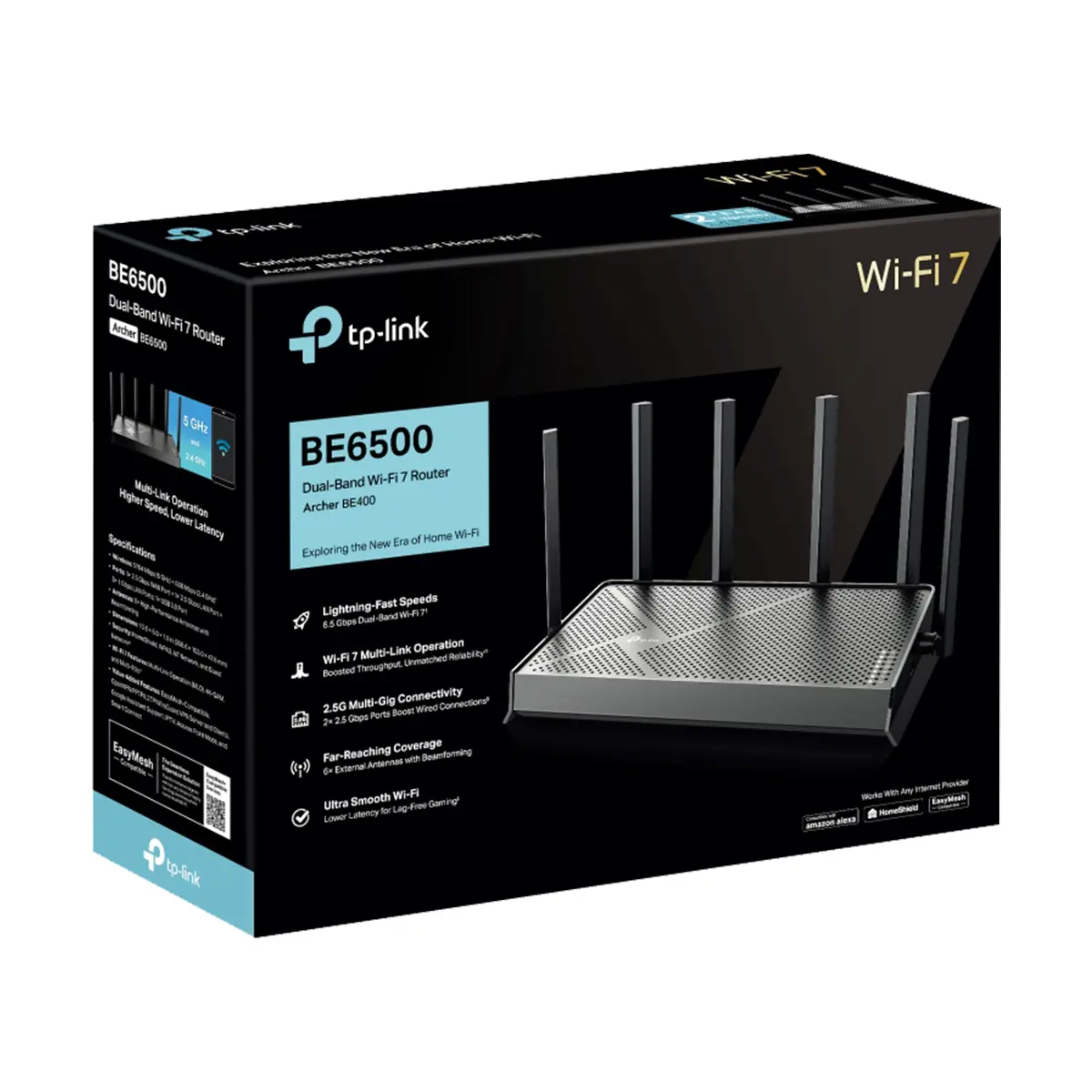 Router TP-Link Archer BE400 WiFi 7 Tri-Band 7.2Gbps