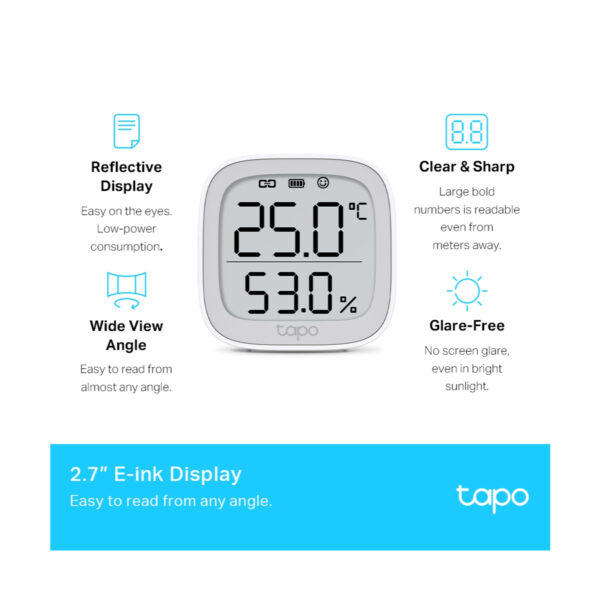 Sensor Smart Home Temperatura Humedad TP-LINK Tapo T315 V1.0
