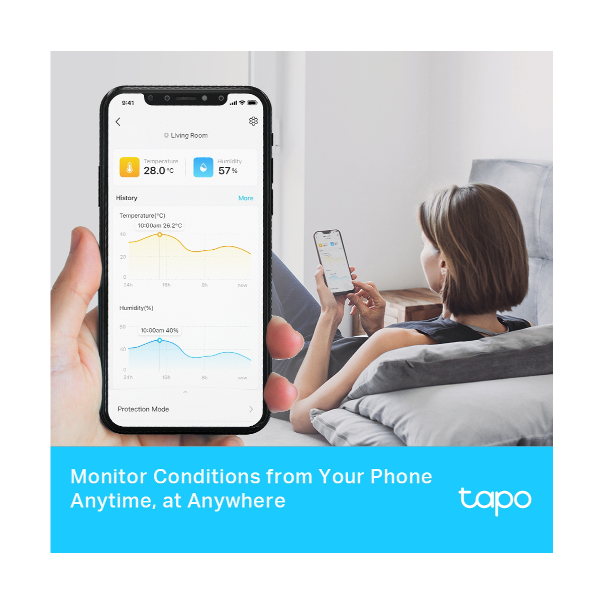 Sensor Smart Home Temperatura Humedad TP-LINK Tapo T315 V1.0