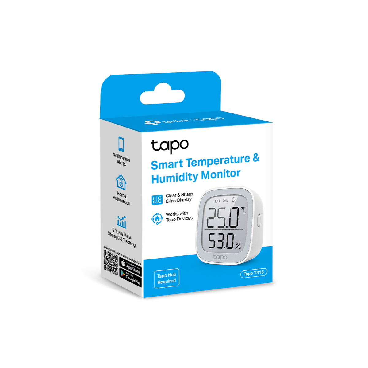 Sensor Smart Home Temperatura Humedad TP-LINK Tapo T315 V1.0
