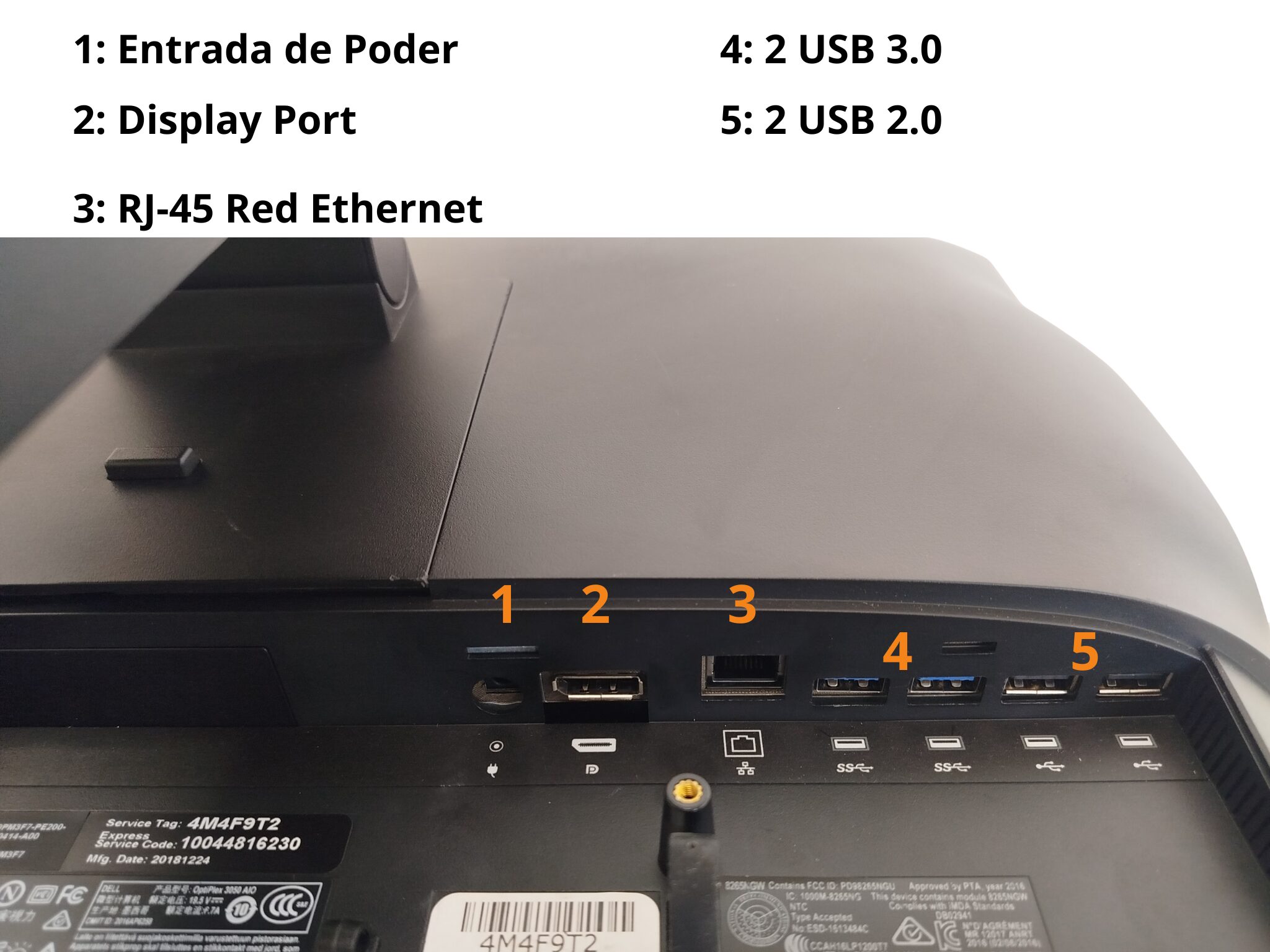 AIO I5-7500 - 8GB RAM - 128GB SSD - 19.5'' - DELL 3050