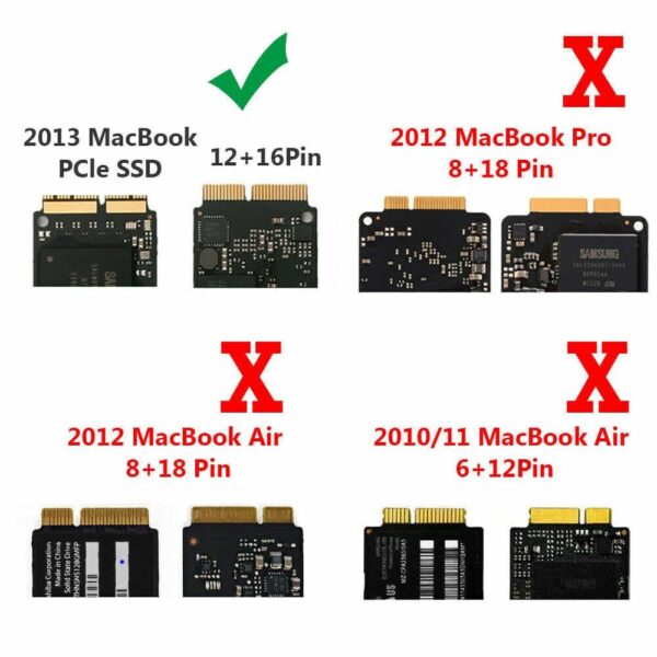Adaptador M.2 NVMe SSD a MacBook PCI-E - Alto Rendimiento