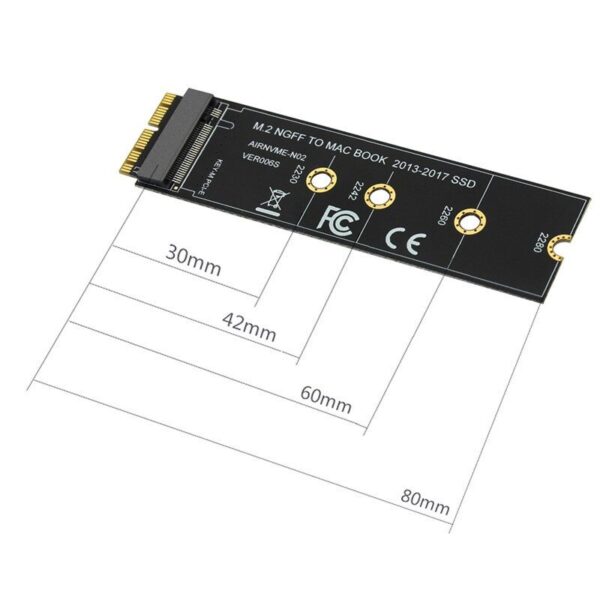 Adaptador M.2 NVMe SSD a MacBook PCI-E - Alto Rendimiento