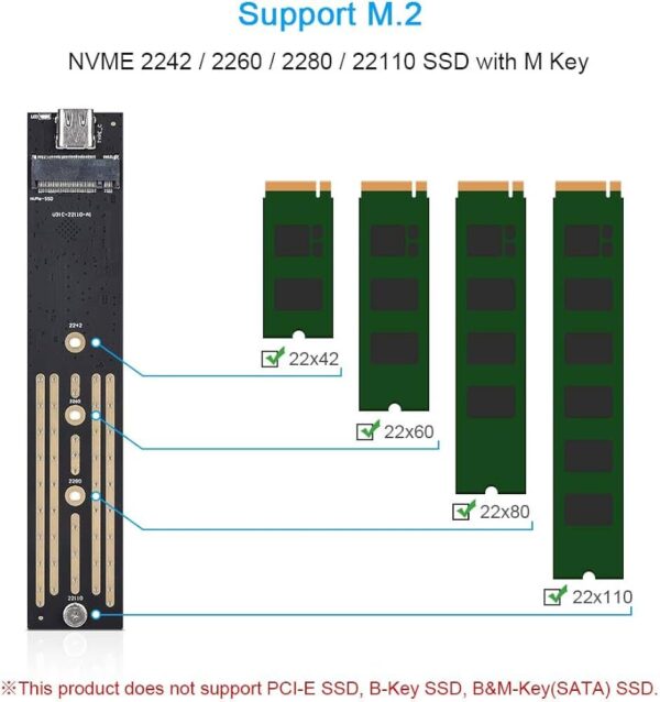 Adaptador M.2 NVMe SSD a MacBook PCI-E - Alto Rendimiento