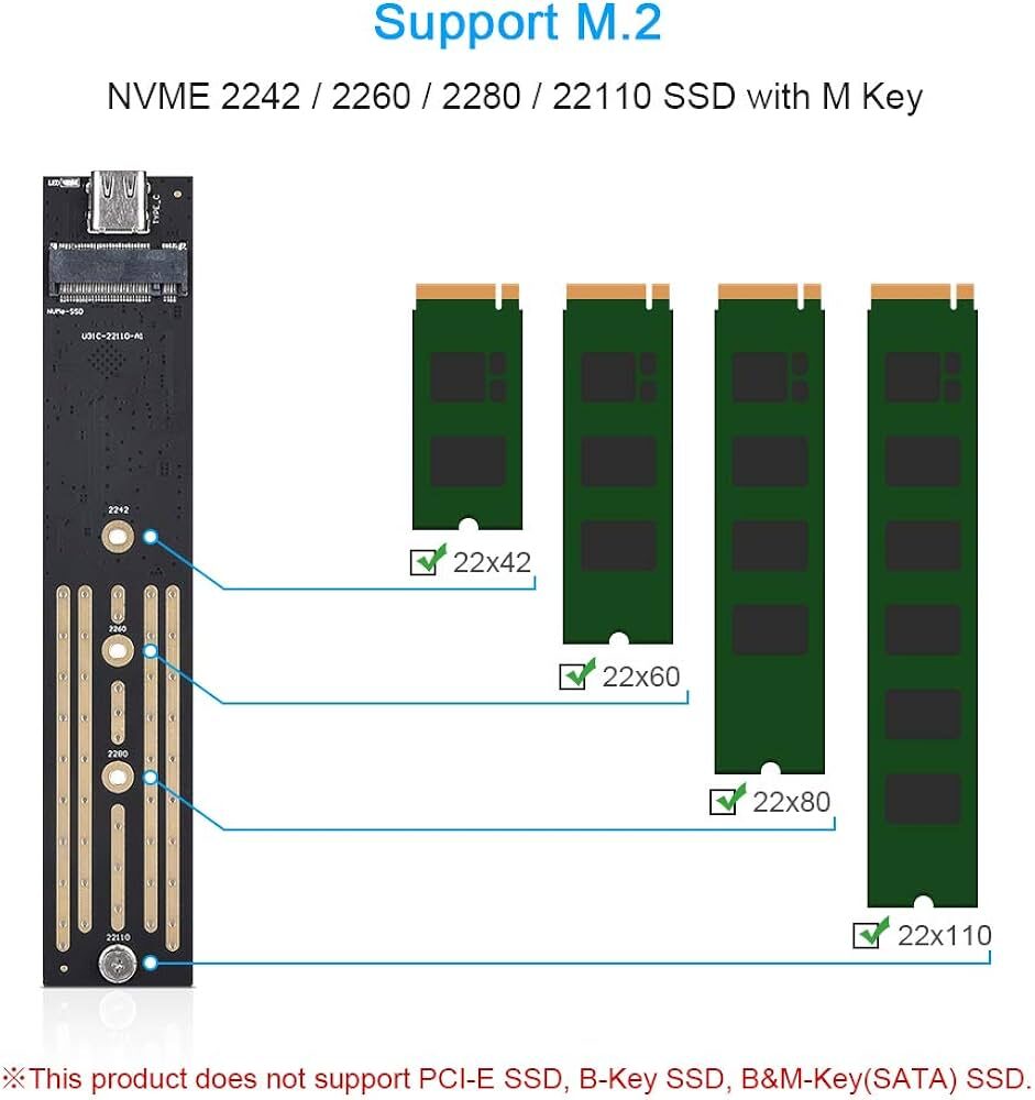 Adaptador M.2 NVMe SSD a MacBook PCI-E - Alto Rendimiento