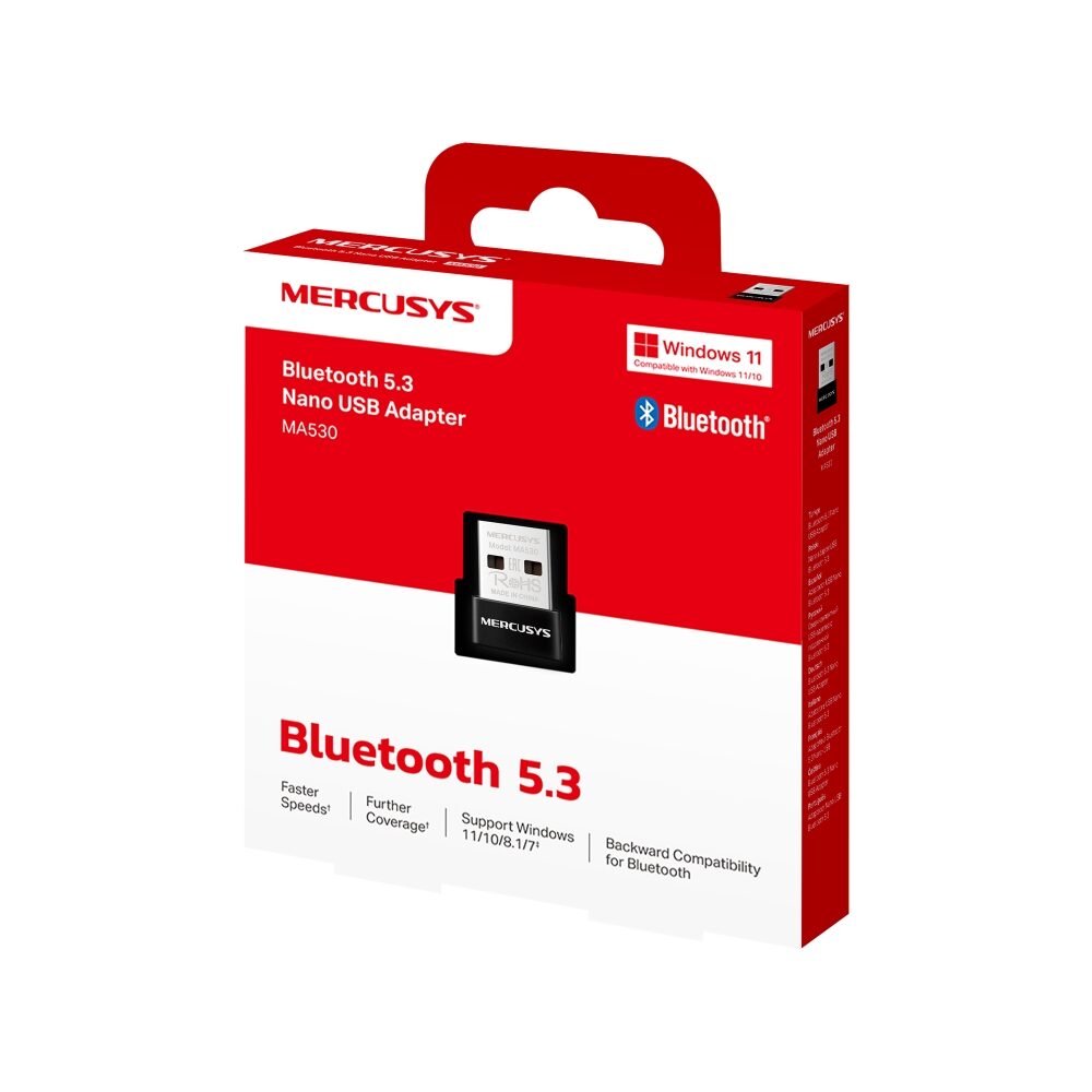 Adaptador Nano USB BLUETOOTH 5.3 - MA530 - MERCUSYS