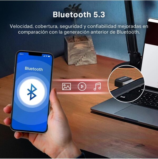 Adaptador Nano USB BLUETOOTH 5.3 - MA530 - MERCUSYS