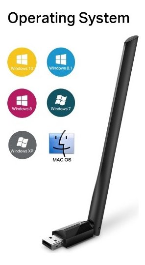 Adaptador Usb Wifi Tp-link Archer T2u Plus Ac600