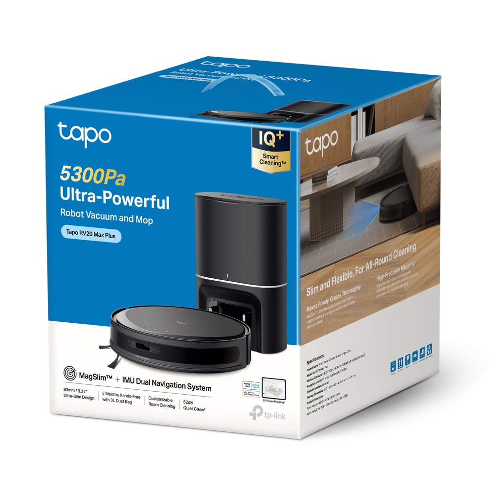 Aspiradora Robot Trapeadora 5300pa Mapeo Tp-link Tapo Rv20