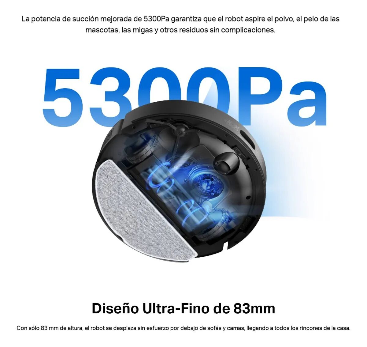 Aspiradora Robot Trapeadora 5300pa Mapeo Tp-link Tapo Rv20