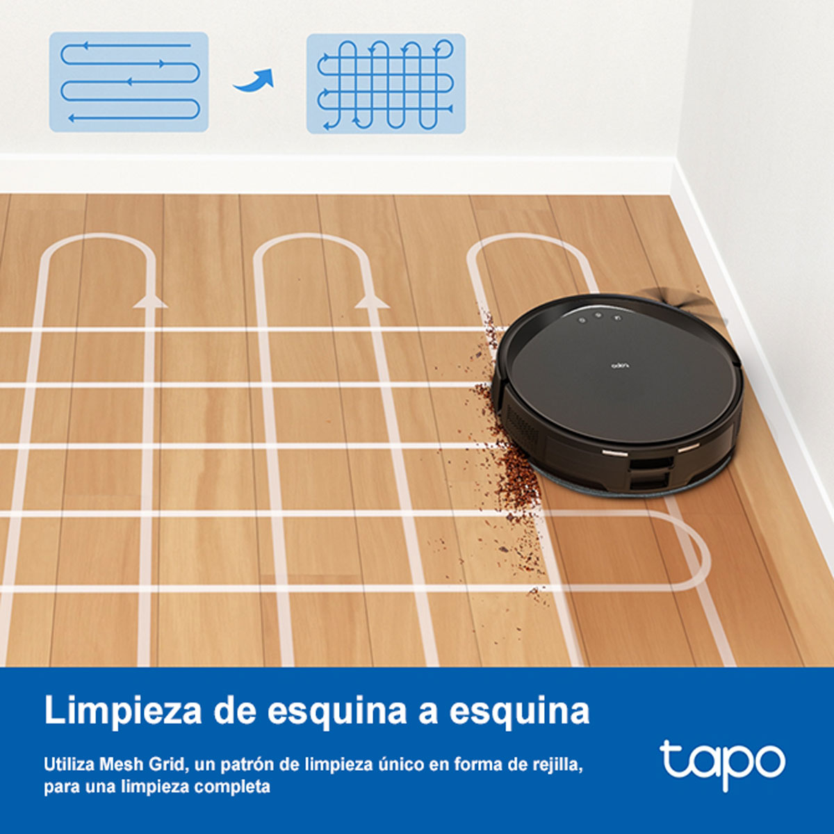 Aspiradora Robot Trapeadora 5300pa Mapeo Tp-link Tapo Rv20