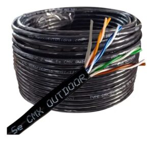 Cable Red Utp Ethernet Cat5e Exterior 100% Cobre 50mts