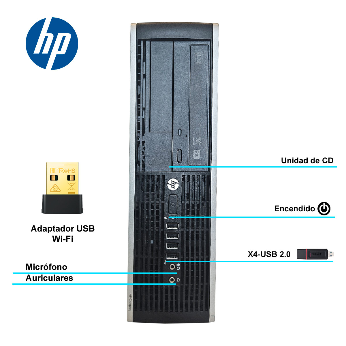 Computadora de Escritorio Core i3 - 12gb Ram - Ssd 480gb