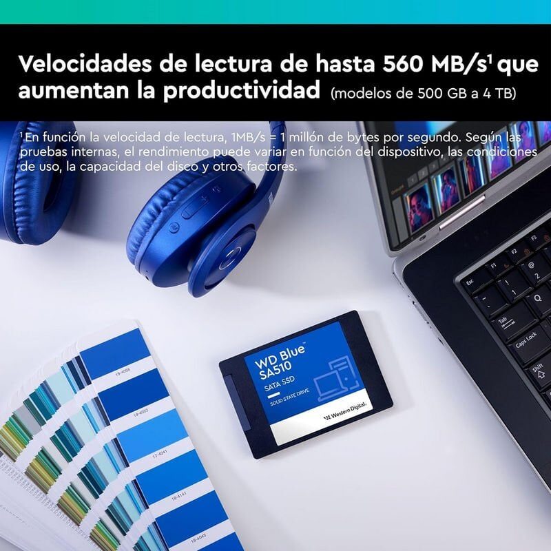 Disco Ssd Wd Blue 250TB SATA III 555MB/s Escritorio o Laptop