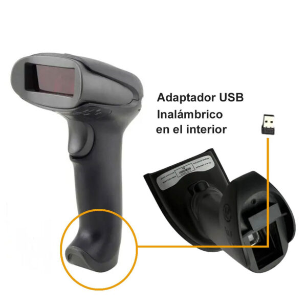 Lector Codigo Barras Scaner Inalambrico Wifi + Soporte