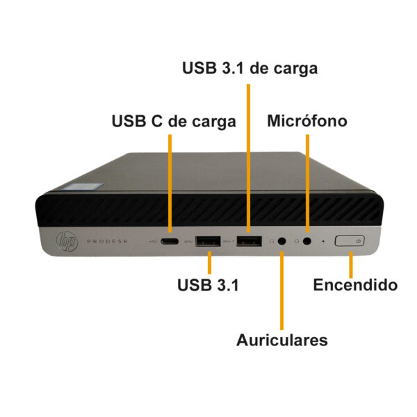 Mini Pc Escritorio Hp Core i5 16gb Ram Windows 11 Pro