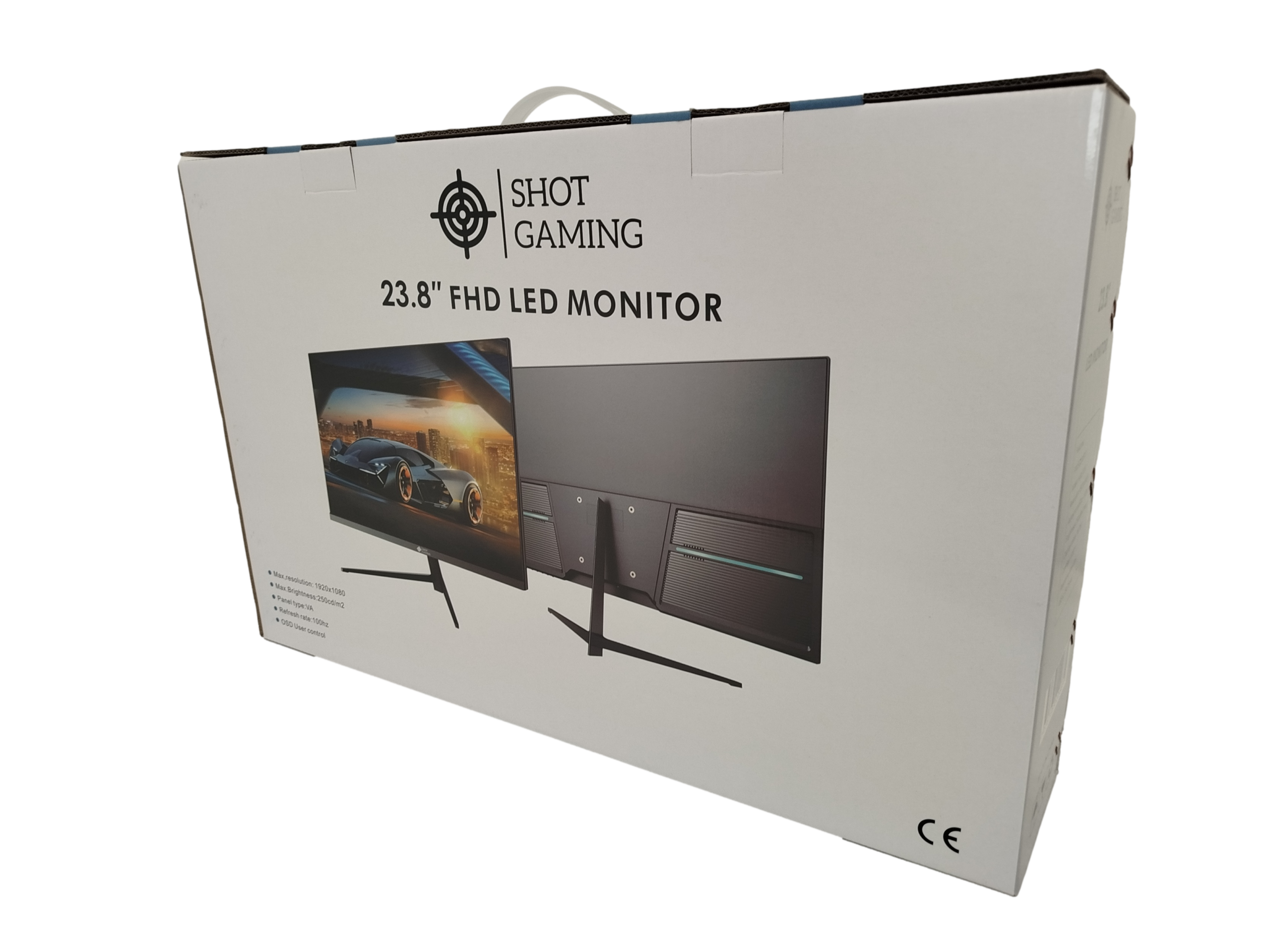Monitor Gamer Full Hd Ips Hdmi Dp 100 Hz Shot Gaming 23,8”
