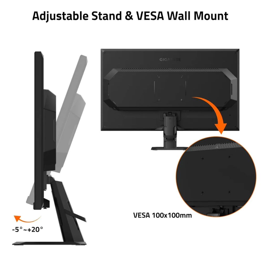 Monitor Gamer Full Hd Ss Ips Hdmi Dp 200 Hz 1ms GYGABYTE 25”