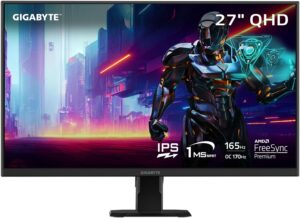 Monitor Gamer Qhd Ss Ips Hdmi Dp 180 Hz 1ms GYGABYTE 27”