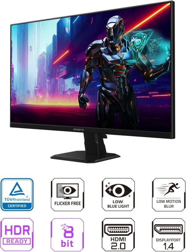 Monitor Gamer Qhd Ss Ips Hdmi Dp 180 Hz 1ms GYGABYTE 27”