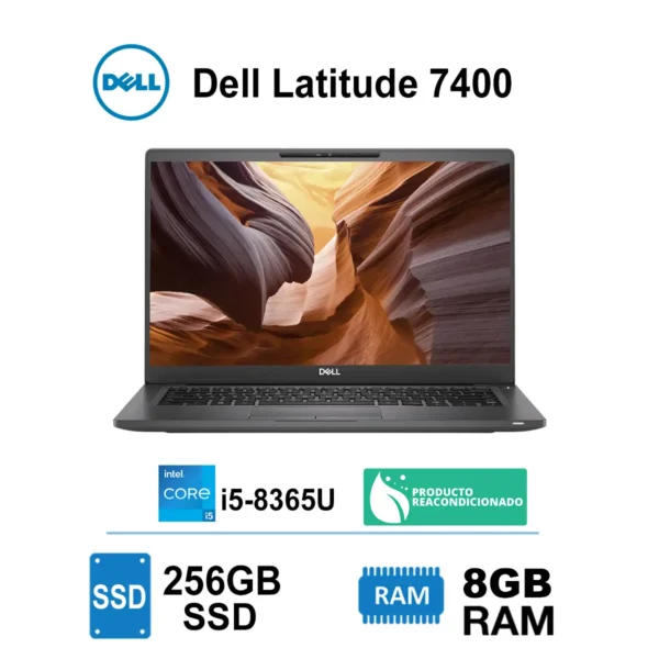 NOTEBOOK I5-8 - 8GB / 256SSD - 14" - DELL LATITUDE 7400