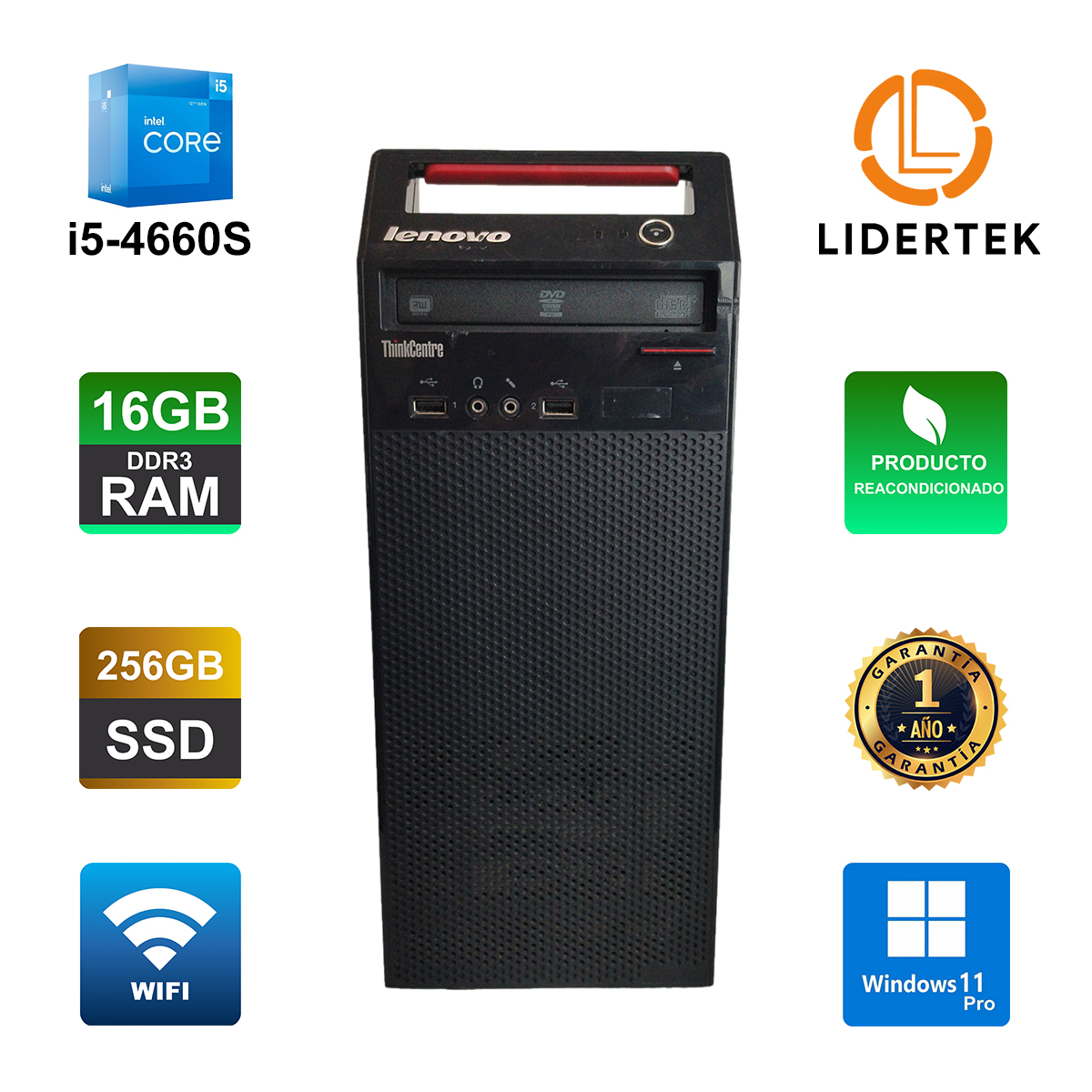 Pc Completa Torre Pc Computadora Intel Core i5 + 16gb Ram