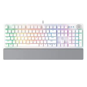 Teclado Mecánico Gamer Fantech MK853 RGB Tipo C Blanco