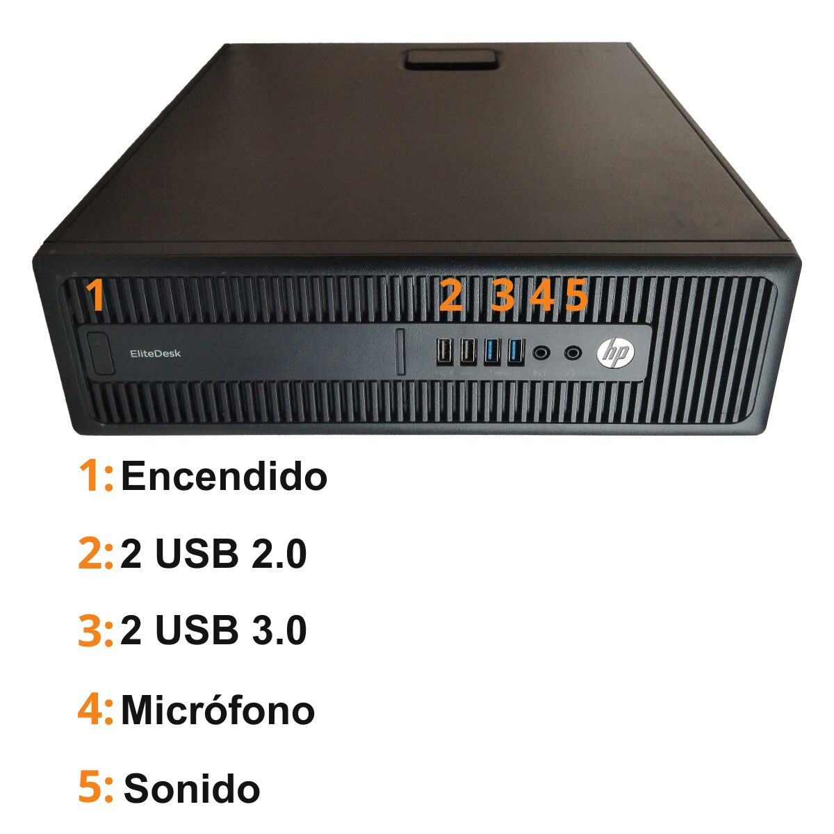 Torre Pc Escritorio HP AMD A6 8gb Ssd 256gb Windows 11