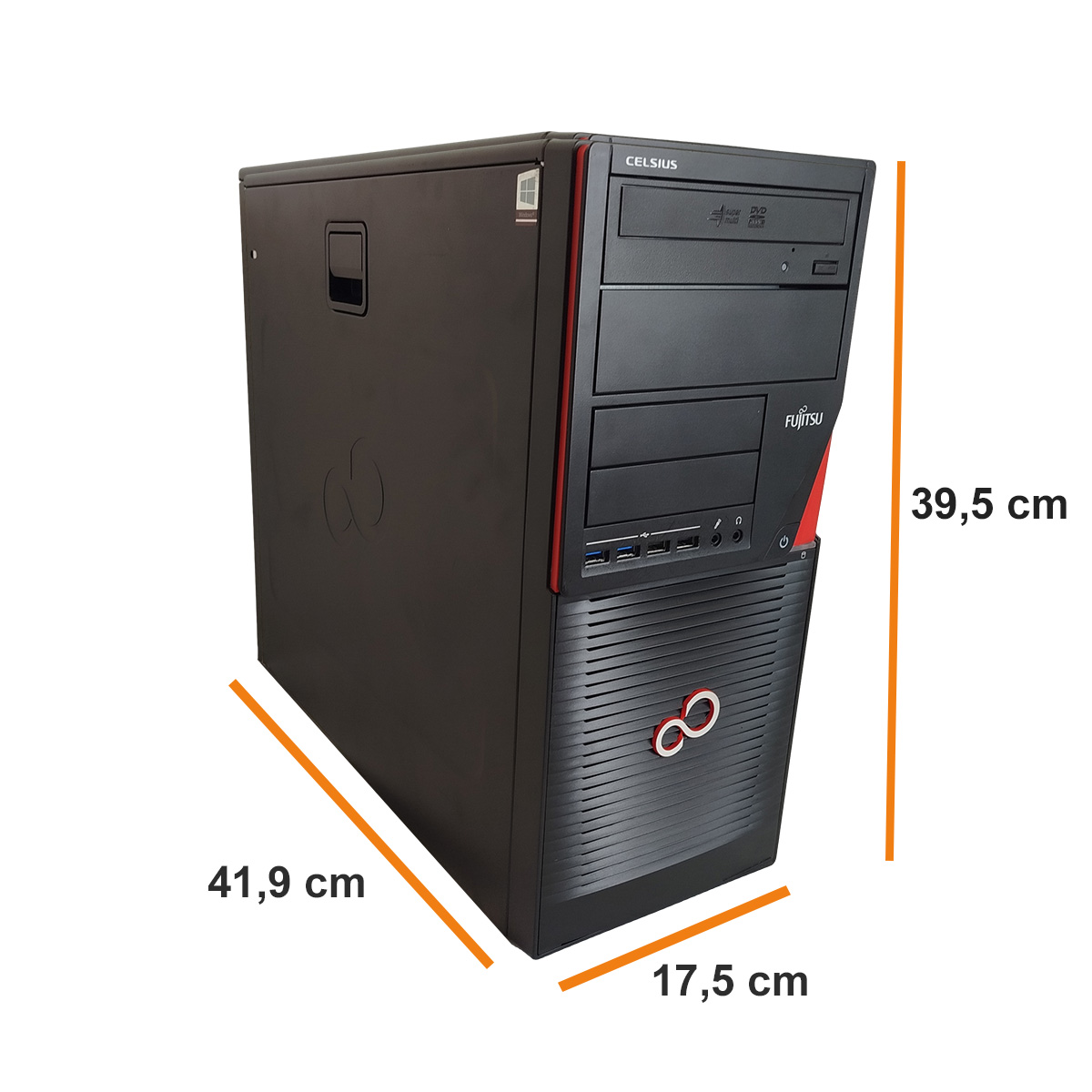 Torre Pc Escritorio Intel Core I5 8gb Ssd 256gb Win11 - W550