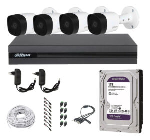Sistema Camaras Seguridad Exterior Dvr 8ch Disco 1tb 24/7