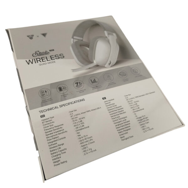 AURICULAR INALAMBRICO GAMING WHG03PRO FANTECH - WHITE