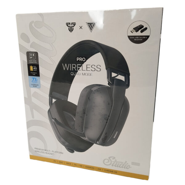 Auriculares Gamer Inalambrico Fantech Studio Pro Gris