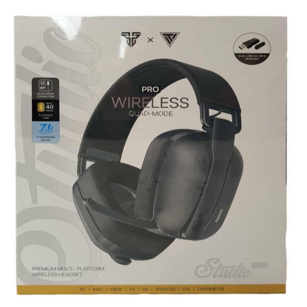 Auriculares Gamer Inalambrico Fantech Studio Pro Gris