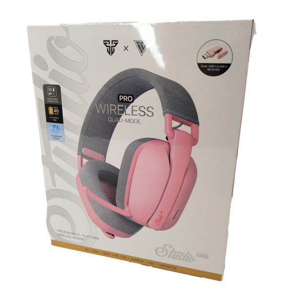 Auriculares Gamer Inalambrico Fantech Studio Pro Rosa