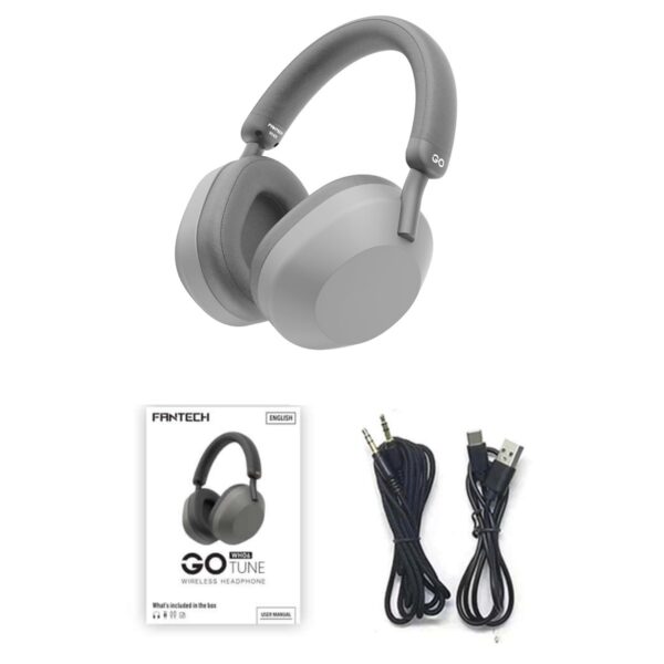 Auriculares Inalambricos con Microfono Fantech Go Vibe Gris